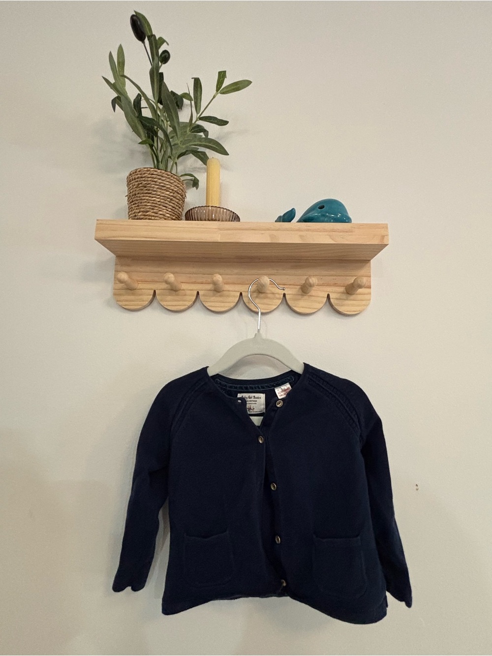 Zara Navy Blue Girls Cardigan